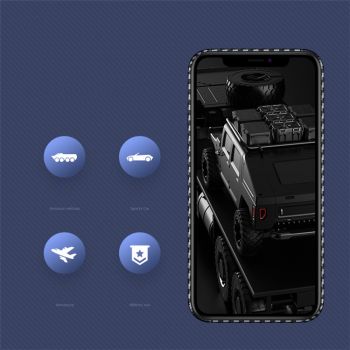 Trendy Dustproof Phone Case Carbon fiber Protective Cover For iPhone 13Pro Max
