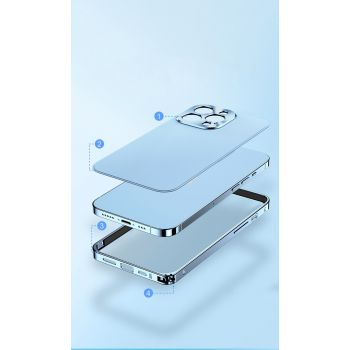 Phone Cover High Quality Metal Bezel The Original Phone Back Cover Metal Camera Protector Phone Case for iPhone 13 Pro Max 13 Pro 13
