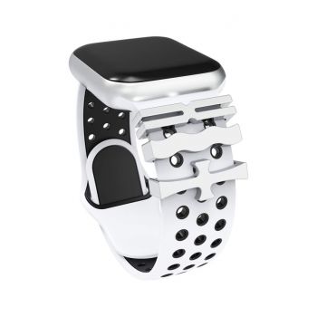 Fashionable Stainless Steel 3pcs/set Watch Band Rings for Smart Watch Strap Buddy Compatible for Series 7/6/5/4/3/2/1