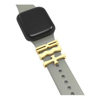 Fashionable Stainless Steel 3pcs/set Watch Band Rings for Smart Watch Strap Buddy Compatible for Series 7/6/5/4/3/2/1