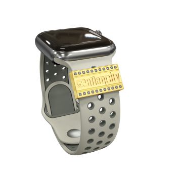 Callancity Strap Decorative Accessories For iWatch 41mm 45mm Smart Watch Bling Rings Diamonds Watch Band Charms For Apple Watch Series 7 6 5 4 3 2 1