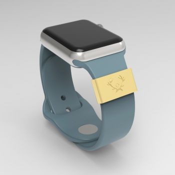 Watch Band Charms For Apple Watch Luxury Design Rubber Watch Strap Decoration Accessories For iWatch Series 7 6 5 4 3 2 1