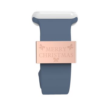 Luxury Christmas Gift Watch Band Charms For Apple Watch Series 7 6 5 4 3 2 1 Smart Watch Ring Loop Decorative Accessories For iWatch 41mm 45mm
