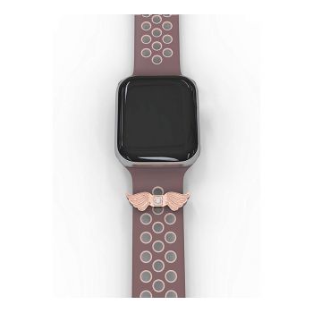 Luxury Design Watch Band Charms Silicone Watch Band Ring Loops For Apple Watch Strap Decorative Accessories
