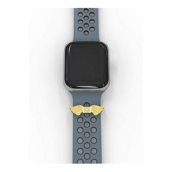 Luxury Design Watch Band Charms Silicone Watch Band Ring Loops For Apple Watch Strap Decorative Accessories