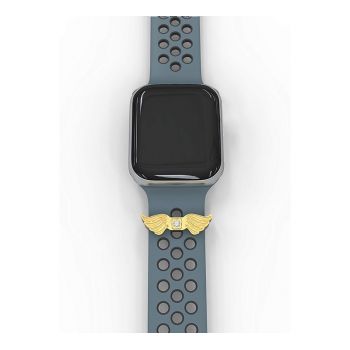 Luxury Design Watch Band Charms Silicone Watch Band Ring Loops For Apple Watch Strap Decorative Accessories