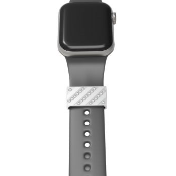 Luxury Crystal Watch Band Charms Decorative Accessories For Apple Watch Strap Ring Loops For Sport Watch Band