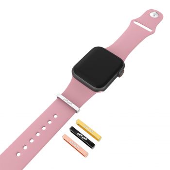 Watch Band Charm with Diamonds Watch Strap Ring Loop for Smart Watch Series 7/6/5/4/3/2/1