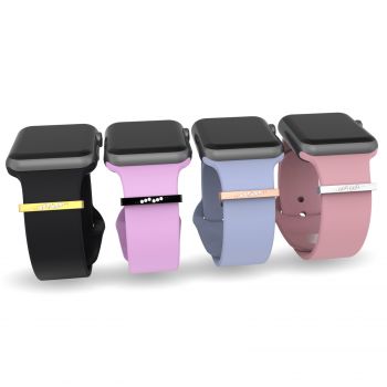 Watch Band Charm with Diamonds Watch Strap Ring Loop for Smart Watch Series 7/6/5/4/3/2/1