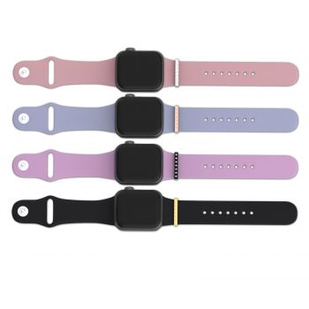 Callancity Anniversary Gift Watch Band Charm Strap Accessories Loop Ring for Apple Watch 38mm 40mm 41mm 42mm 44mm 45mm