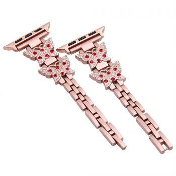 Callancity Stainless Steel Replacement Watch Band Compatible For Apple Watch Series 6/5/4/3/SE  38mm 40mm 42mm 44mm