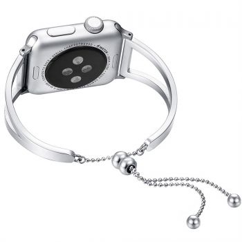 Callancity Women Bracelet Replacement Watch Band Adjustable Watch Strap Compatible for Apple Watch 38mm 40mm 42mm 44mm