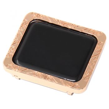 Callancity Carved Pattern Watch Frame Protective Case Watch Protector Smart Watch Cover For iWatch Series 6/5/4/3/SE