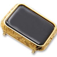 Engraving Decorative Luxury Watch Case Watch Protective Cover Protector Bezel For Apple Watch Series 38mm 40mm 42mm 44mm