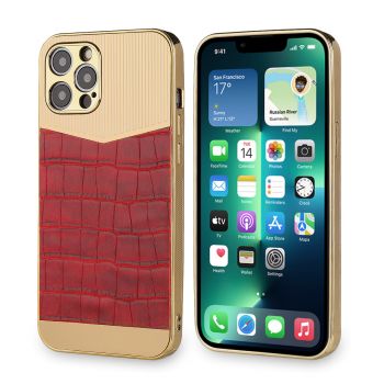 High Quality Phone Case PC Phone Cover With Soft PU Leather Compatible for iPhone 13 Series Design for iPhone 12 Series