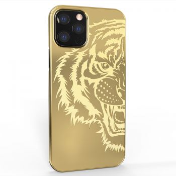 Callancity 24kt Gold Plated Replacement Housing Phone Case For Iphone 13Mini/13/13Pro/13ProMax Luxury Custom Design Mobile Phone Cover