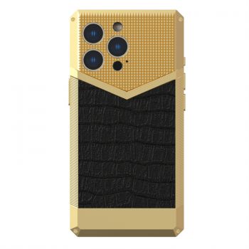 Callancity New Design Custom Design Logo 24kt Gold Plated Phone Case Protective Cover Compatible For iphone 13 Series