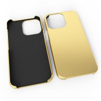 Callancity Custom Logo 24Kt Gold Plated Phone Case Protective Cover For iPhone Series
