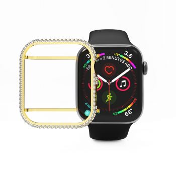 Fashionabale Watch Case With Diamonds for iWatch Series 7 6 5 4 3 2 1 SE Watch Protective Cover for Apple Watch 38mm 40mm 41mm 42mm 44mm 45mm