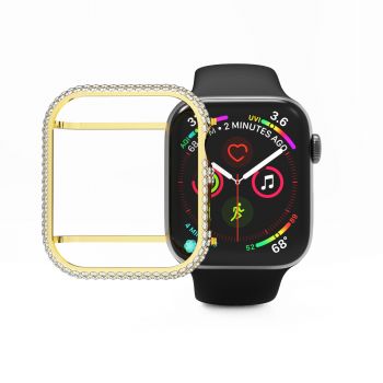 Fashionabale Watch Case With Diamonds for iWatch Series 7 6 5 4 3 2 1 SE Watch Protective Cover for Apple Watch 38mm 40mm 41mm 42mm 44mm 45mm