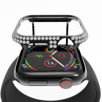 Fashionabale Watch Case With Diamonds for iWatch Series 7 6 5 4 3 2 1 SE Watch Protective Cover for Apple Watch 38mm 40mm 41mm 42mm 44mm 45mm