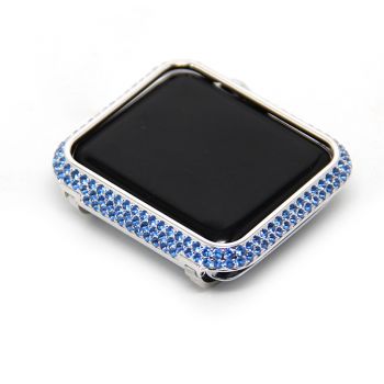Sparkling Blue Crystal  Case  For Apple Watch