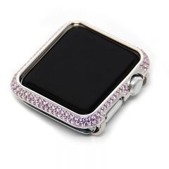 Rhinestone apple watch bezel case