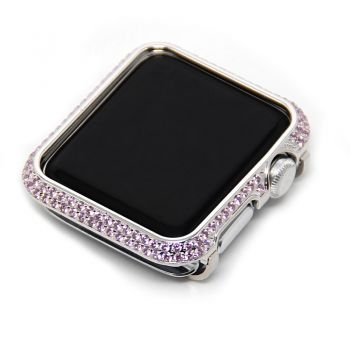 Pink diamond case for apple watch series 3,2,1