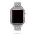 Diamond  rhinestone in white with apple watch series1,2,3 silver bzezel case cover