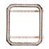 Rose gold special square diamonds alloy  Apple watch case