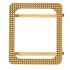 Gold plated exquisite square metal case for Apple Watch