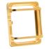 Gold plated exquisite square metal case for Apple Watch