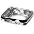 Luxury bling sliver platinum apple watch housing 