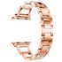 Apple wacth  diamond rose golden metal bracelet styled band