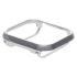 Metal apple watch 4 40/44mm bezel bumper cover-silver