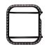 3.0mm Big crystal Diamond bezel case for Apple Watch 4 black