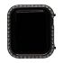 3.0mm Big crystal Diamond bezel case for Apple Watch 4 black