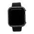 3.0mm Big crystal Diamond bezel case for Apple Watch 4 black