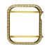 3.0mm Big crystal Diamond bezel case for Apple Watch 4 gold