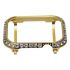 3.0mm Big crystal Diamond bezel case for Apple Watch 4 gold