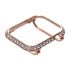 3.0mm Big Diamond bezel case for Apple Watch 4 rose gold