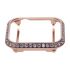 3.0mm Big Diamond bezel case for Apple Watch 4 rose gold