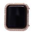 3.0mm Big Diamond bezel case for Apple Watch 4 rose gold