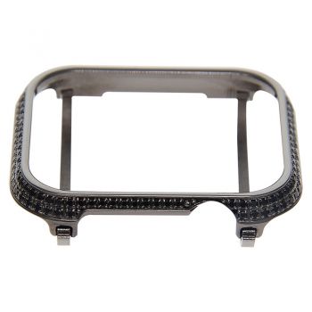 apple watch 4 5 diamond bezel case 40mm/44mm Black Crystals