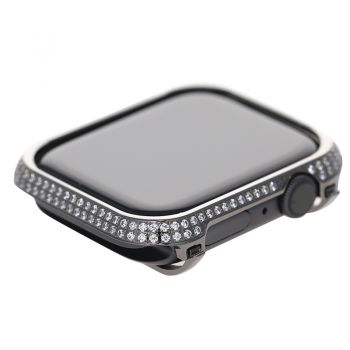 apple watch 4 5 diamond bezel case 40MM Black White Crystals