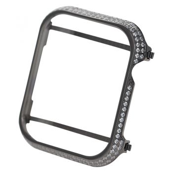 apple watch 4 5 diamond bezel case 44MM Black White Crystals