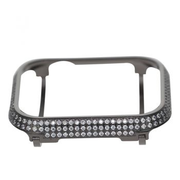 apple watch 4 5 diamond bezel case 40MM Black White Crystals