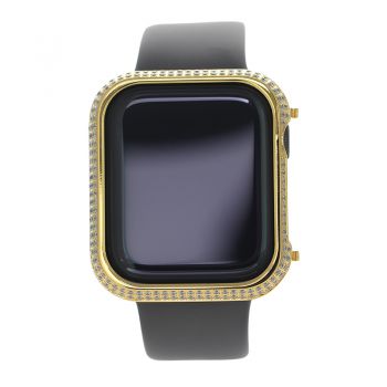 apple watch 4 5 diamond bezel case 44MM gold white crystals
