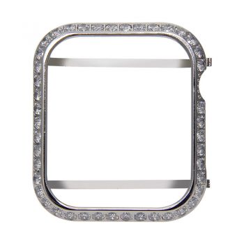 3.0mm Big Diamond bezel case for Apple Watch 4 5 Platinum