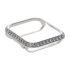 3.0mm Big Diamond bezel case for Apple Watch 4 platinum 